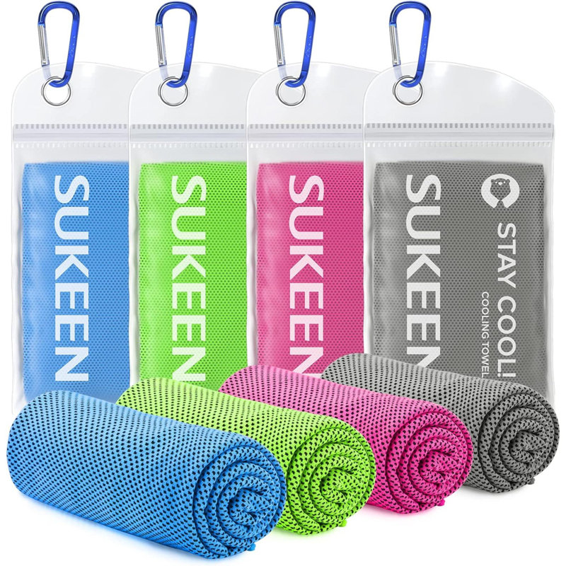 Berrada Hand Towel, Green;Sky Blue;Gray;Pink
