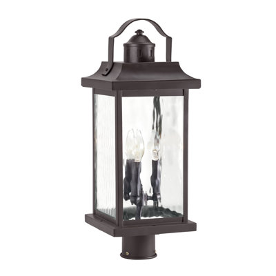 Outdoor 3 Light Post Mount Lantern