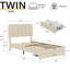 Lit plateforme tapissier à 4 tiroirs Huntsville -2068495090-2016990187