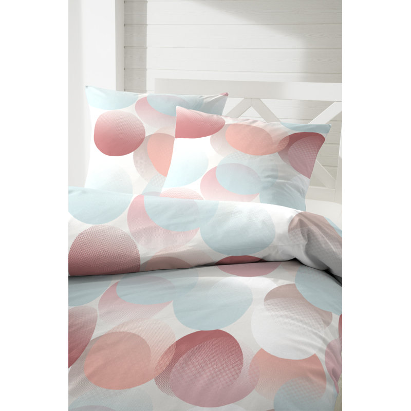 Time Travel Percale Duvet Cover Set, Single Duvet Cover + 1 Pillowcase 80 x 80