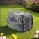 Pet Portable Carry-on Gray Airline Crate with Footrest