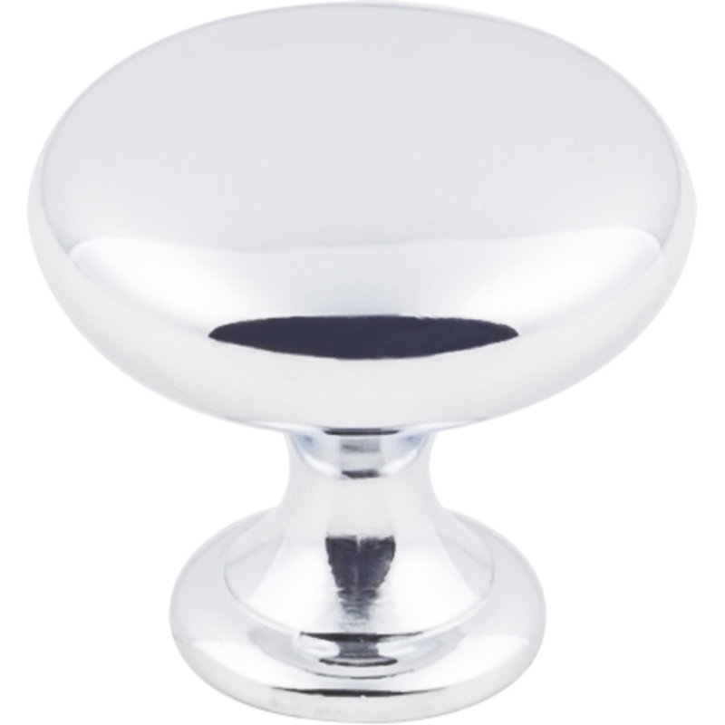 1 3/16" Diameter Mushroom Knob Multipack, Polished Chrome