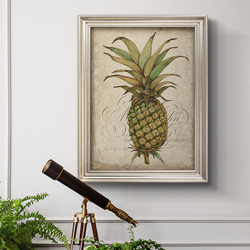 Pineapple Study - Reproduction de photo sur toile, L 21 po x H 25 po