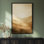 Art mural encadré, impressions murales abstraites rétro pour chambre à coucher - 16 po x 24 po