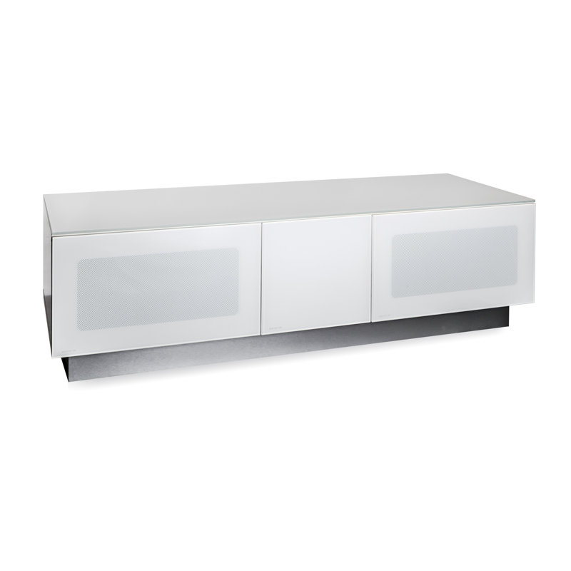 Abarne Unfinished TV Stand for TVs up to 55", White