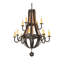 Stave Madera 12 - Light Chandelier