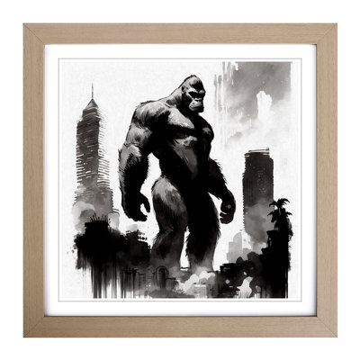 King Kong Ink Wash No.1 - Framed Print