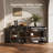 Modern 6-Piece Modular TV Stand Set Jagger Series 1A2F, Ebony-915551353