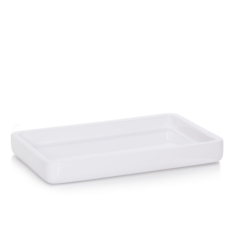 Domus White Gloss Bathroom Tray