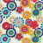 Motif floral multicolore est en rupture de stock
