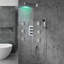 Ensemble de douche à jets en acier inoxydable avec douche à main Milan