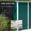 Brijan 5 ft. W x 3 ft. D Galvanised Steel Pent Garden Shed