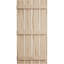Volets rustiques en faux bois à quatre planches espacées (par paire)-71288264-88966851-88966855