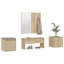 Highpoint vidaXL Hallway Furniture Set Engineered Wood-751365202