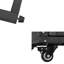 Îlot de cuisine extérieur pliant de 78,3 po de largeur avec plateau en acier inoxydable - Station de préparation de barbecue massive avec armoire à ordures inclinable - Chariot de barbecue mobile de 36 po de hauteur - Noir-558034738