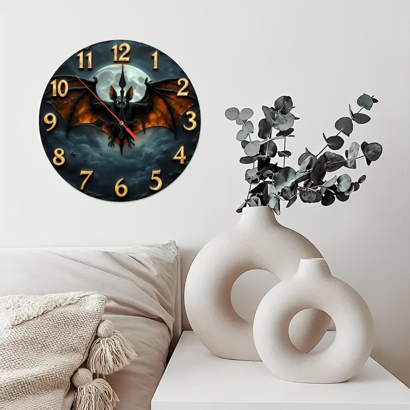 Horloge murale Bat