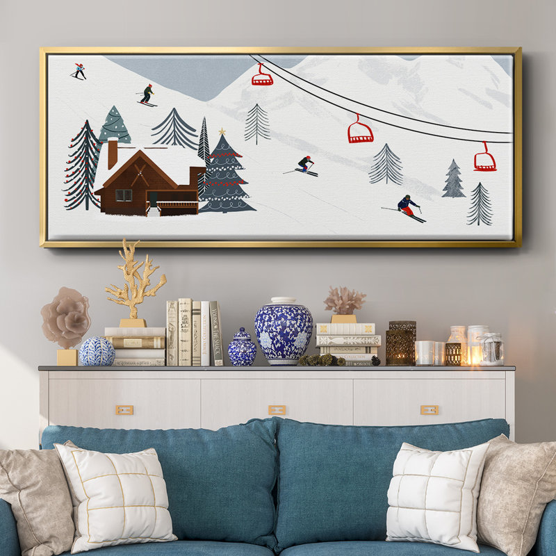 Collection «Ski Slope», toile encadrée, H 20 po x l 50 po