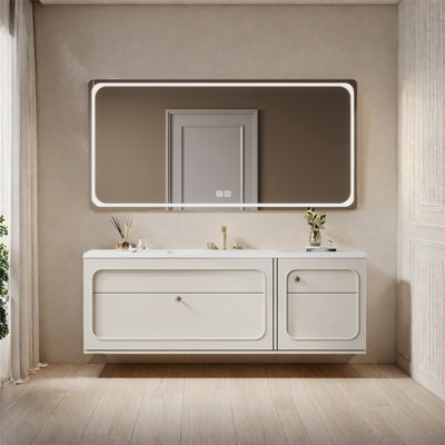 Armoire de salle de bain de style français élégant