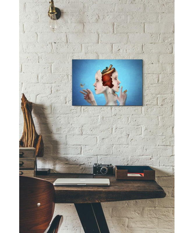 Vision de l’avenir : jupiter, impression sur toile, H 18 po x l 12 po x P 0,75 po