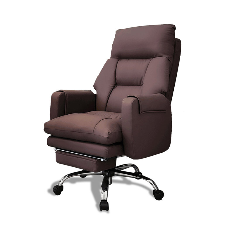 Simple Metal & Leather Multi-Function Office Chair