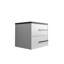 Ensemble de meuble-lavabo simple mural 53 po