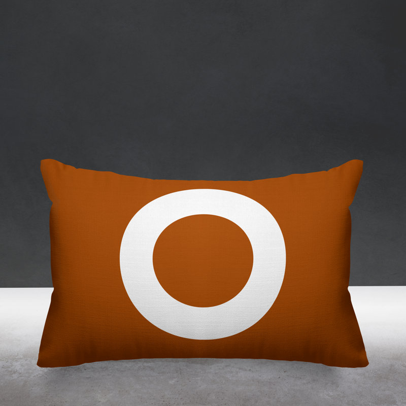 Coussin Luella, Orange brûlé