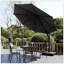 Parasol de patio en porte-à-faux 11 pi 11 po, rotatif à 360 ° et inclinaison réglable-1839655633