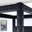 Lit à baldaquin 1pc avec lit à baldaquin entièrement rembourré noir-1917347966-1917347964