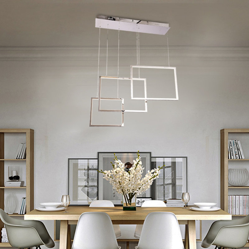 Luminaire suspendu carré moderne Demello
