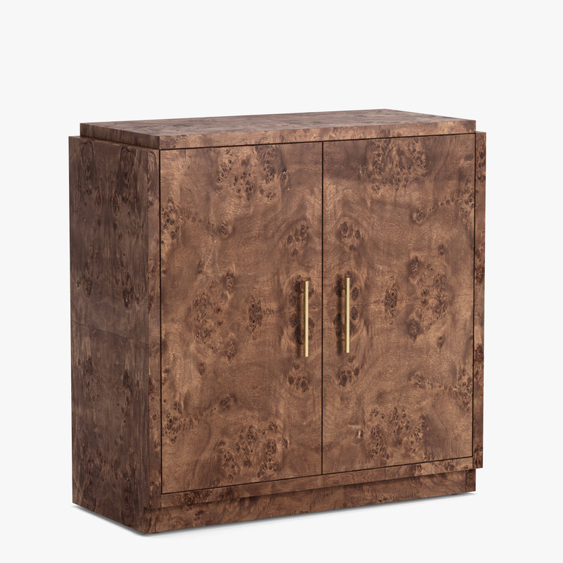 Armoire de rangement Wesley, Brun