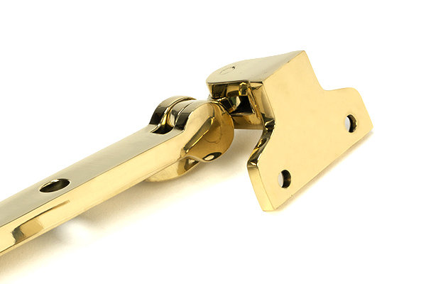 Avon Stay (Steel Window), Polished Brass, 22.7cm H x 3cm W x 1.3cm D