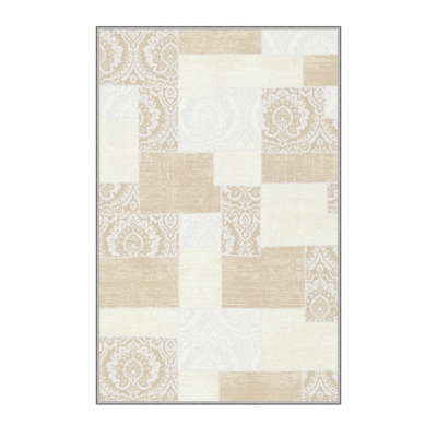 Premium Hall Carpet (2.6 x 9.8 ft), 100% Polyester, 0.3 in Pile Height | Antibacterial, Non-Slip Underside, 3D Digital Print | Machine Washable, Durable, Ideal for Home & Office, Easy Maintenance