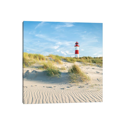 Lighthouse List Ost On The Island Of Sylt, Schleswig-Holstein, Germany by Jan Becke - Wrapped Canvas Gallery-Wrapped Canvas Giclée