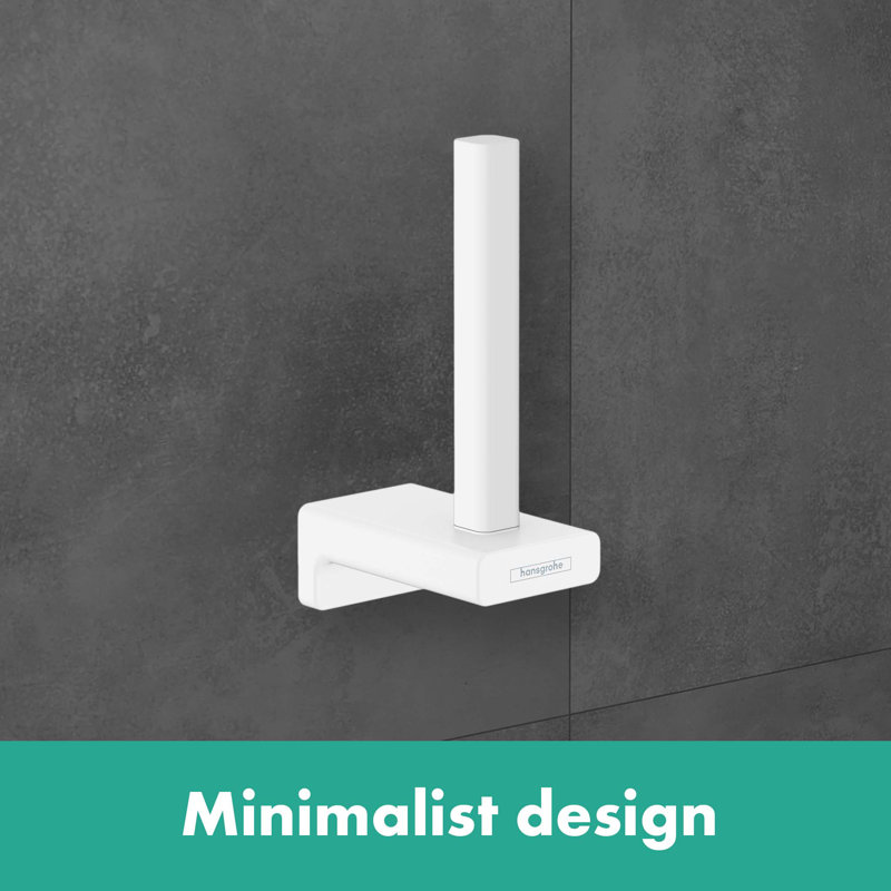 Hansgrohe AddStoris Spare Roll Holder, Matte White