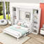 Lit escamotable mural Ell Elletsville avec tablettes-882040520-959947145-959947146