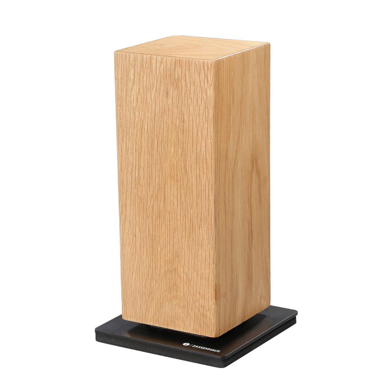 Bloc à couteaux magnétique, chêne, 5 po x 5 po x 10 po