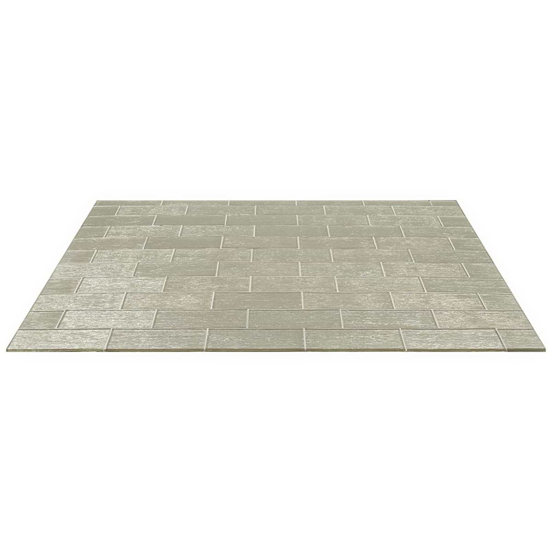 Veda 4x9 Polished Glass Subway Tile, Gold