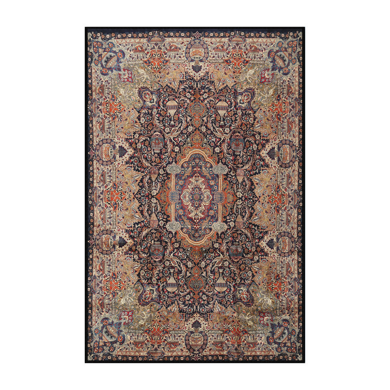 Tapis oriental mauve / vert, Rectangle 7 pi x 10 pi