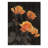 Midnight Vintage Rose Flowers Elegance II - Roses Wood Wall Art - On Natural Pine Wood-1679769775