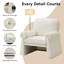 Chaise d'appoint rembourrée avec coussin amovible et accoudoirs amovibles-830969693