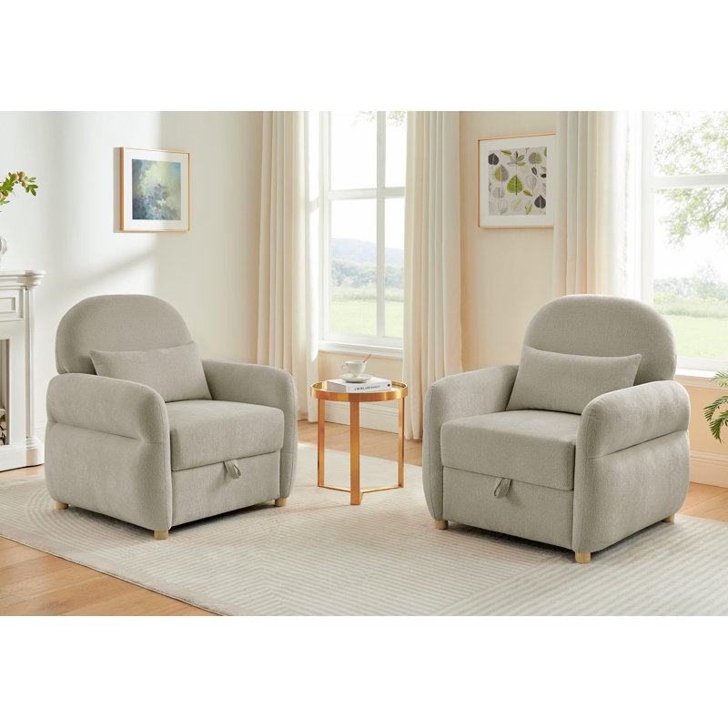 Fauteuil d'appoint 33 po, Gris