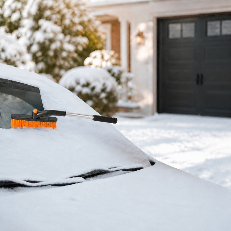 Brosse à neige extensible 3 en 1, grattoir à glace et pelle à neige pour voiture, camion et VUS