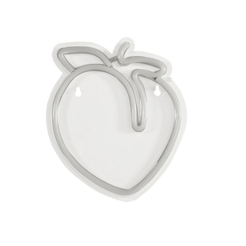 NEON PEACH SHAPED LED LIGHT ONE-SIZE