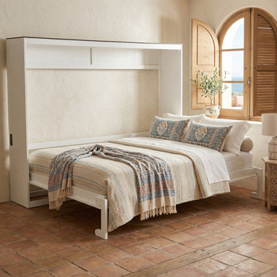 Grand lit escamotable mural et USB
