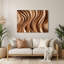 «Lyrical Abstraction 95», art mural en métal brun
