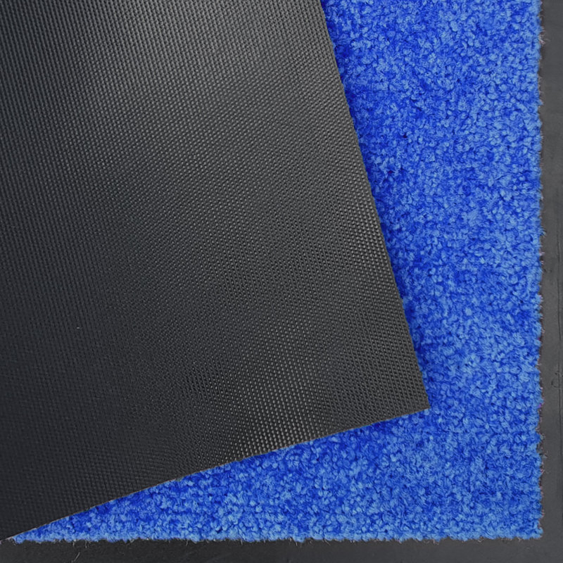 Wash & Clean Doormat, Blue, 120cm W x 180cm L