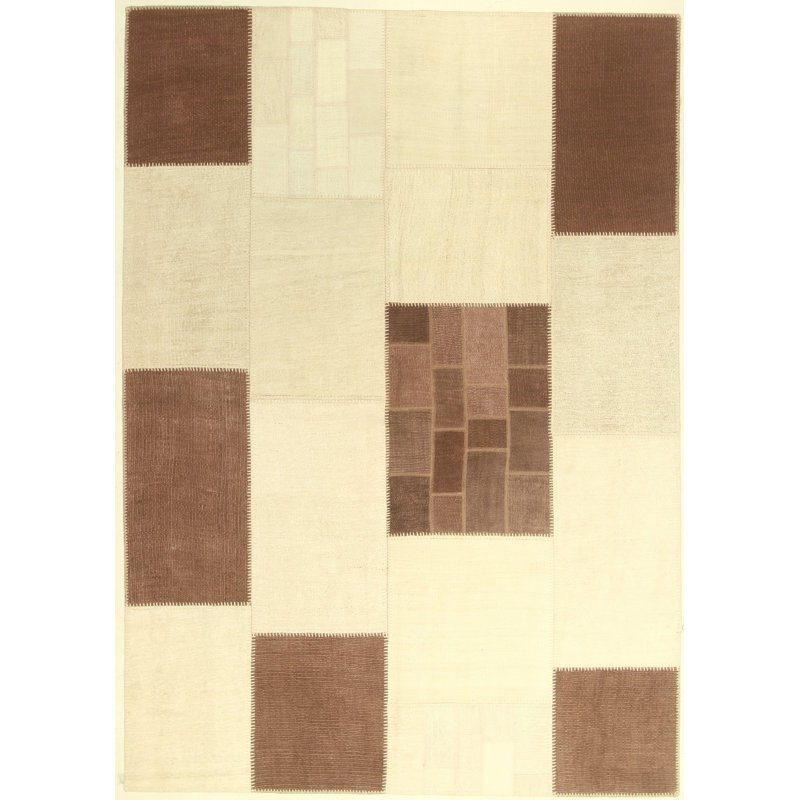 Tapis rose en coton noué à la main