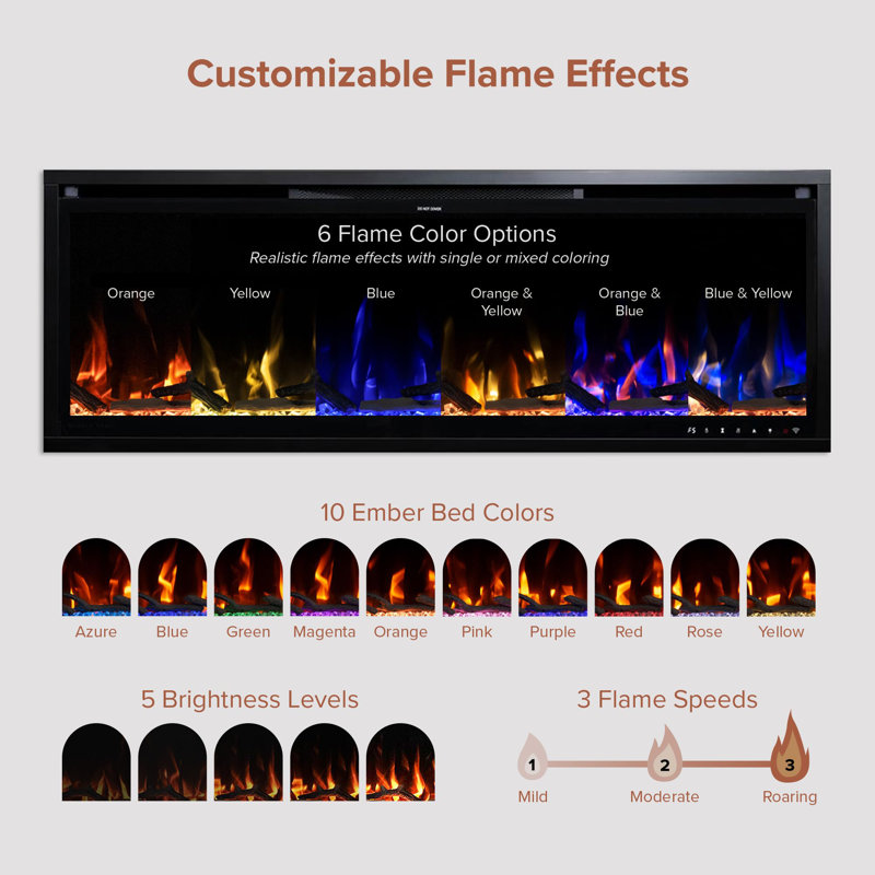 Wyman Linear Stone Mantel & 50" Firebox Me-2408m-stn-50