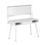 Bureau d'ordinateur avec tableau blanc magnétique effaçable à sec Techni Mobile