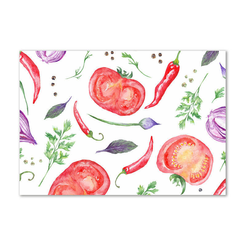 Tomato And Spices - Wrapped Canvas Print